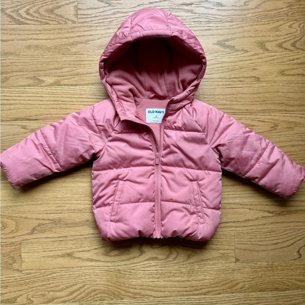 Old Navy puffer coat 2T